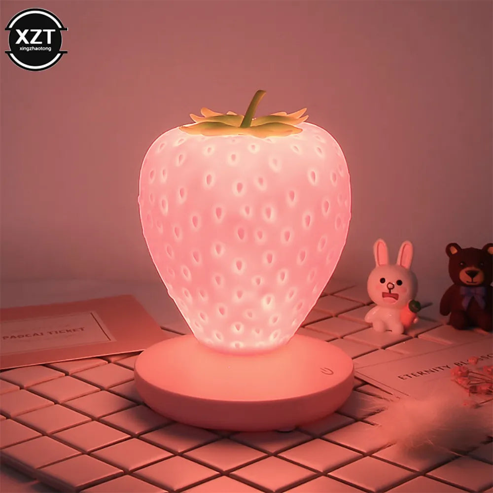 Lámpara LED de fresa para dormitorio